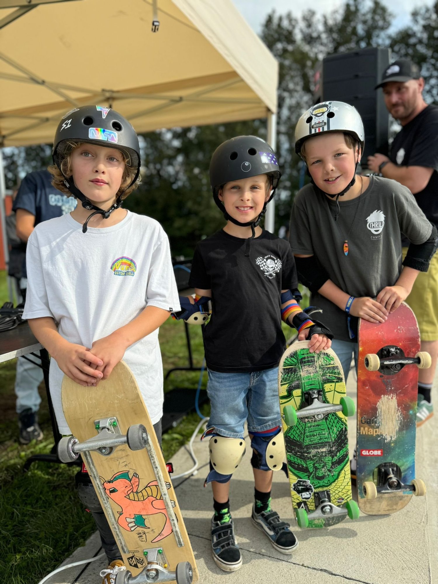 Skaters tijdens Fall Skate